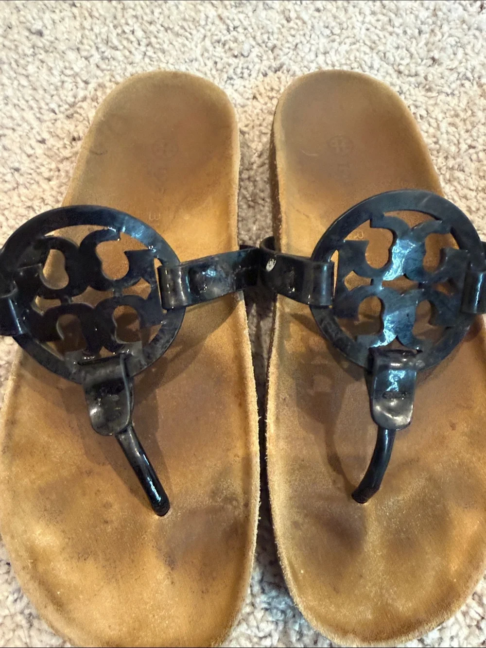Tory Burch black thong